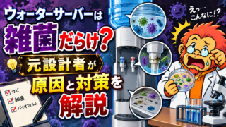 ウォーターサーバー細菌のアイキャッチ